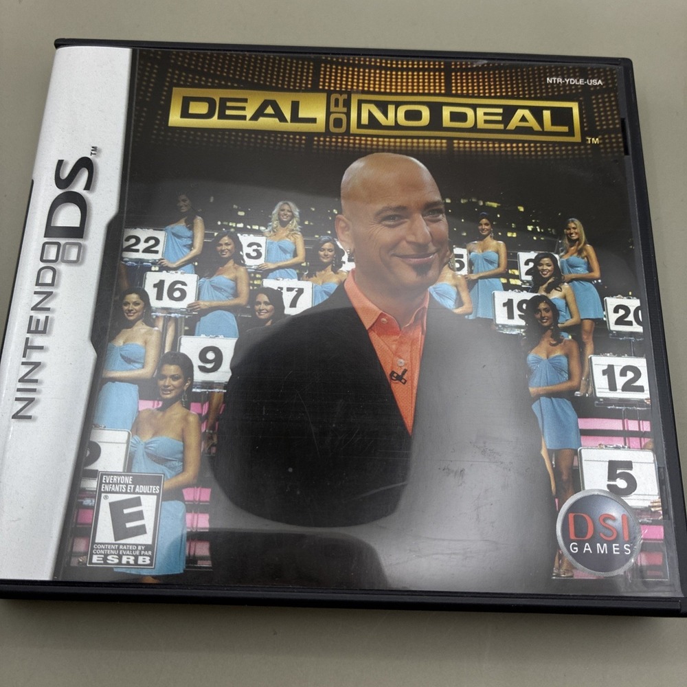 Deal or No Deal Nintendo DS Game CIB‎ Howie Mandel NTR-YDLE-USA Complete Case